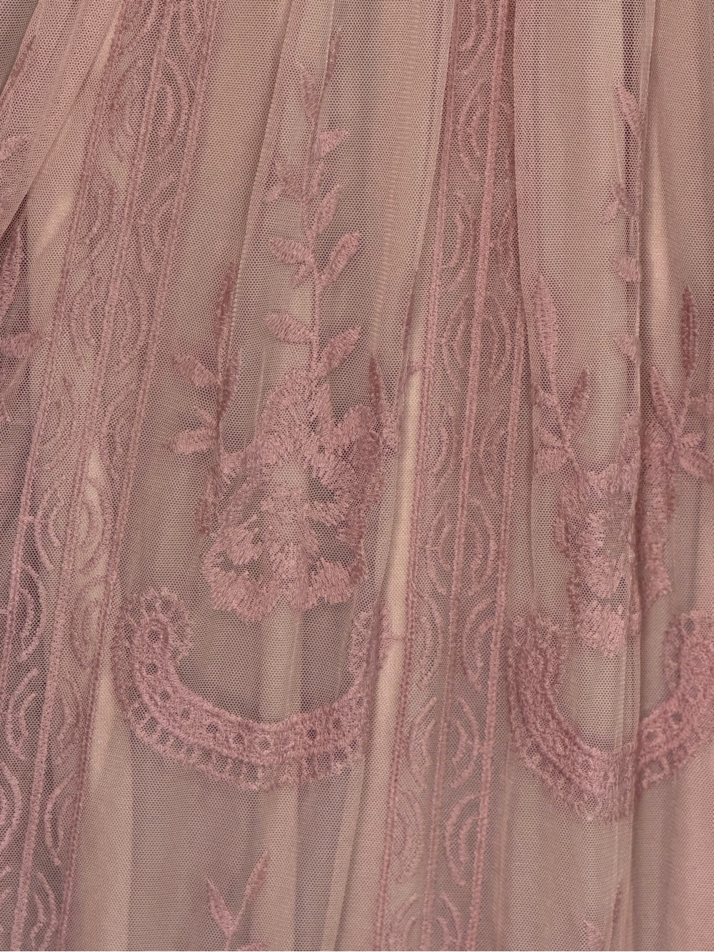 PinkBlush Boho Embroidered Floral Maxi Dress Effortless Elegance Fairytale Photo - Picture 6 of 12